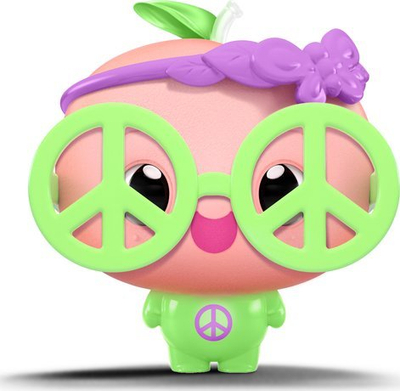 Lodër interaktive My Squishy Little Peach Peace, me drita dhe tinguj, për fëmijë 5+