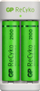 Karikues baterish GP ReCyko E211, AA AAA NiMH, 2x AA 2100mAh, i bardhë
