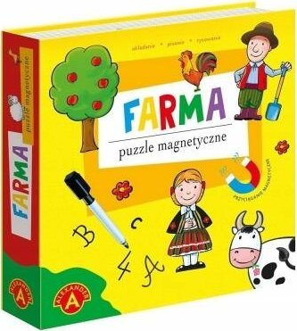 Puzzle magnetik Alexander Farm, 24 pjesë, për fëmijë