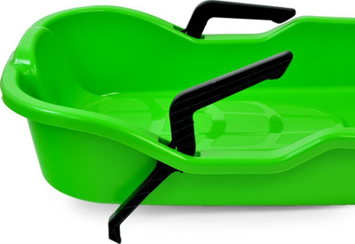 Slitë dëbore Hamax Sno Glider 504104, me frenë, me litar tërheqës, e gjelbër