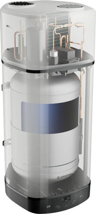 Pompe nxehtësie për ujë Ariston NUOS PLUS S2, 80L, Wi-Fi, e bardhë