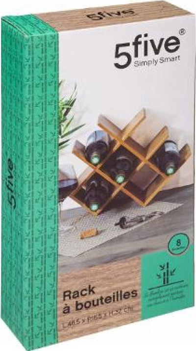Shportë dekorative Emako, bambu, ngjyrë kafe