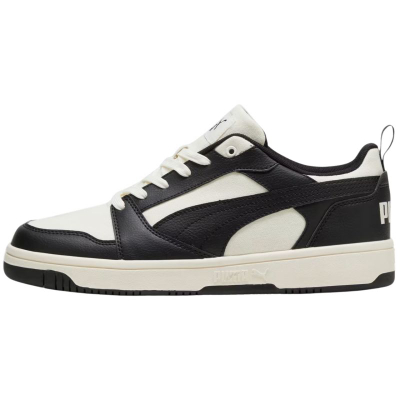 Патики Puma Rebound V6 Low CV M, текстилна мрежа, гумен ѓон, црно бела