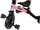 Трицикл за деца PRO50 Tricycle With Push Handle, метален, со рачка за туркање, розов