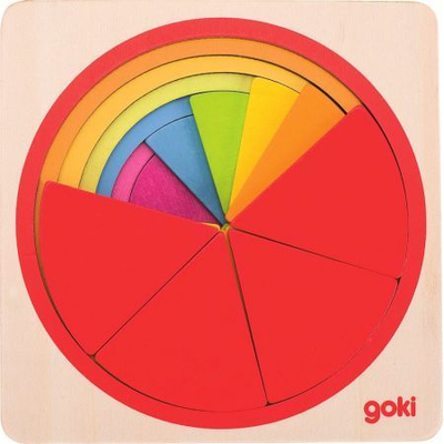 Puzzle me shtresa Goki, 21 elemente, shumëngjyrëshe