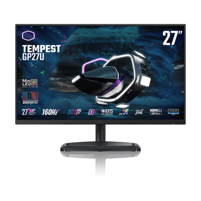 Монитор Кулер Мастер Темпест GP27U, 27\", 4K Ултра HD, црн