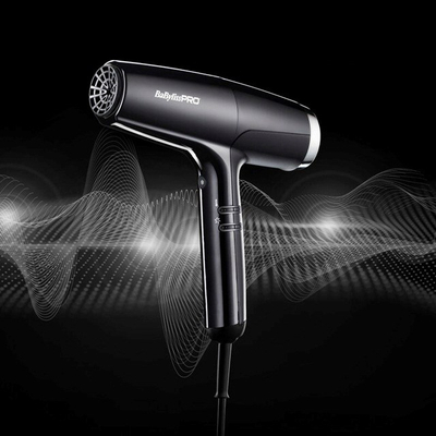 Tharëse flokësh BaByliss PRO Falco, motor profesional, kontroll temperature, e zezë