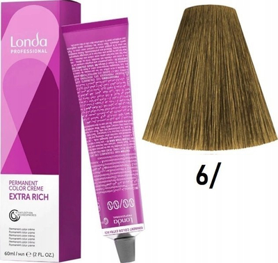 Боја за коса Londa Professional 6, 60 ml, професионална