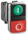 Buton i kontrollit Schneider Electric, 22 mm, i gjelbër