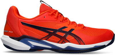 Atlete tenisi Asics Solution Speed FF 3 Clay, rrjetë frymëmarëse, shollë antirrëshqitëse, portokalli