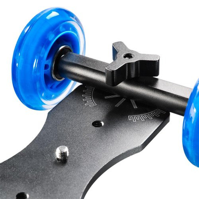 Dolly mini për kamera Walimex 18631, me rrota gome, platformë 1/4", blu