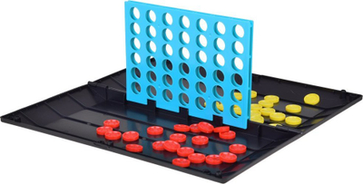 Lojë tavoline 2 në 1 GR0679, tic tac toe edhe Connect 4, shumëngjyrëshe