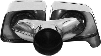 Fund auspuhi Mercedes E63 W212, 250x90mm, hyrje 67mm, metalik