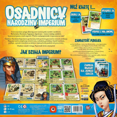Lojë tavoline Portal Games Imperial Settlers, strategjike, për 2 4 lojtarë, shumëngjyrëshe