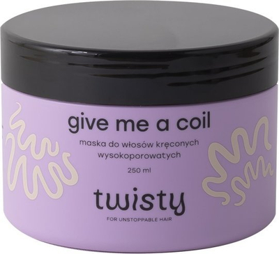 Maskë flokësh Twisty Give Me a Coil, për kaçurrela me porozitet të lartë, 250 ml
