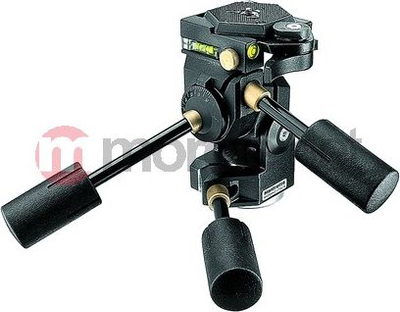 Kokë tripodi Manfrotto MN229 3D Super Pro, profesionale, e zezë