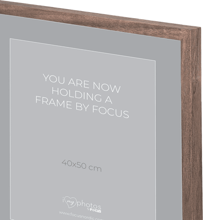 Kornizë fotosh Focus Soul Walnut, 30x40 cm, plexi glass, ngjyrë arre