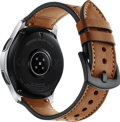 Rrip lëkure Tech-Protect për Samsung Galaxy Watch, 46mm, kafe