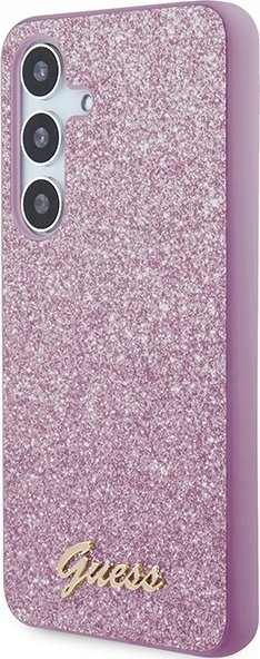 Kutia mbrojtëse Guess GUHCS24SHGGSHU, për Samsung Galaxy S24, hardcase me shkëlqim, lejla