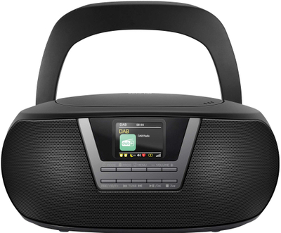 Radio portative Sencor SPT 6200DB, FM DAB+, CD USB Bluetooth, e zezë
