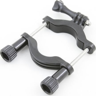 Mbajtëse për kamerë sportive Xrec Roll Bar XL, për tuba 25–65 mm, për GoPro dhe SJCAM, e zezë
