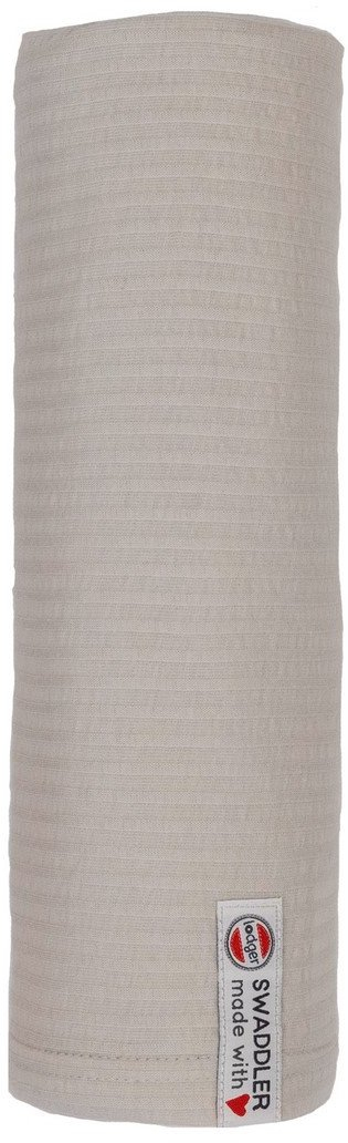 Muselinë bebe Lodger Swaddler Seersucker, 120 x 120 cm, pambuk, bezhë