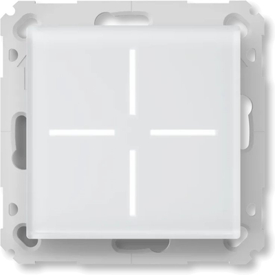 Çelës ndriçimi smart Homematic IP Glass Button, 4 butona, i bardhë