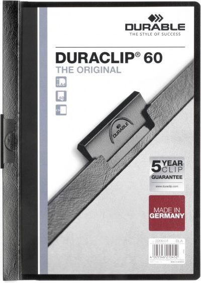 Dosje Durable A4, 60 faqe, e zezë