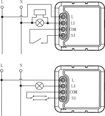Modul rele i zgjuar OXT Mini, 1 qark pa N, ZigBee TUYA