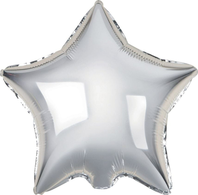 Balonë folie Godan Star Beauty and Charm, 36 cm, argjendtë