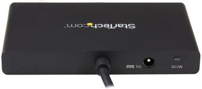 Hub video StarTech MST, DisplayPort në 3x HDMI, 4K, i zi