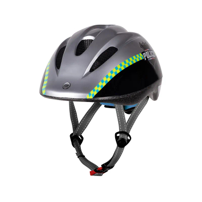 Helmete Biciklete Per Femije Fun Police Zi-silver M 902237