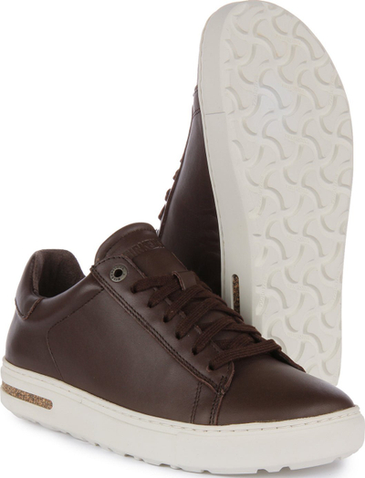 Atlete Birkenstock Bend Low, lëkurë natyrale, Regular Fit, të bardha