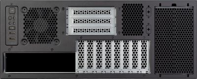 Shasi rackmount SilverStone RM47-502-I, 4U, me front që e kap kollaj, e zezë