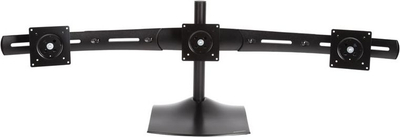 Stand tavoline për 3 monitorë Ergotron DS100, deri 21", i zi