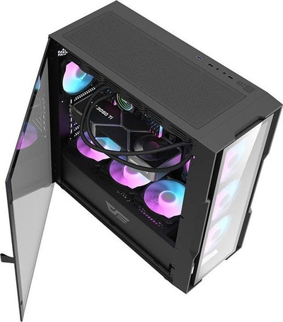 Kasë Darkflash DK431 Glass, Midi Tower