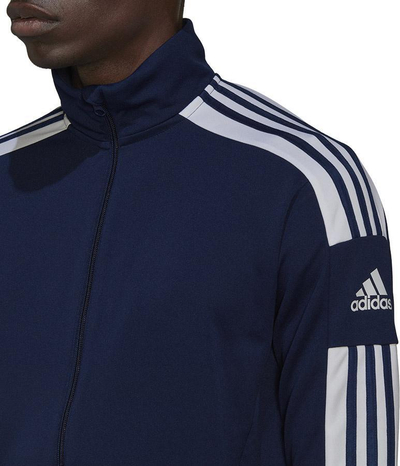 Bluzë sportive Adidas Squadra 21 M HC6279, poliestër Aeroready, me zinxhir, navy