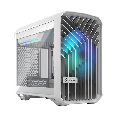 Kasë PC Fractal Design Torrent Nano RGB, e bardhë