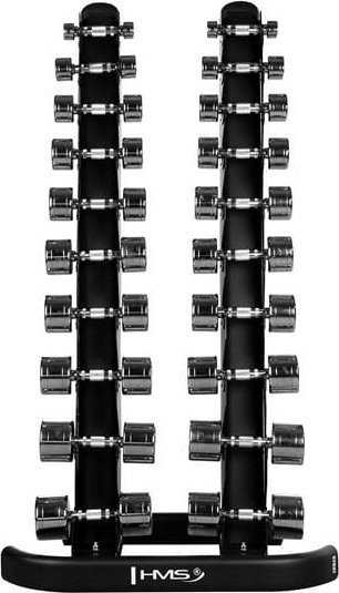 Raft vertikal për hantela Sapphire STR37, 20 vende, çelik, 300kg, gri