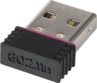 Adapter rrjeti WiFi USB Mini Nano 300Mbps, i zi