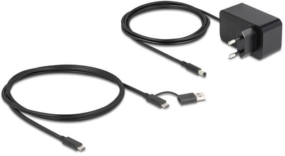 USB разделник DeLOCK 64326, 4 порти, USB 2.0, црн