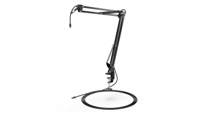Крака за микрофон ENDORFY Streaming Boom Arm, со стега за маса, флексибилно прилагодување, црн
