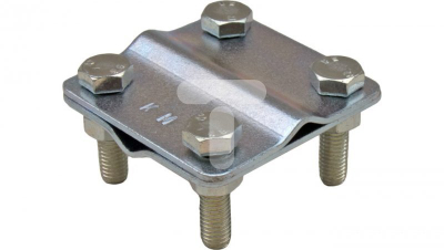 Lidhës universal kryq për rrufepritës, përçues 8 mm 10 mm, shirit deri 30 mm, metalik