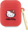 Mbulesë silikoni për AirPods Hello Kitty, me karabiner, rozë