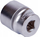 Çelës dops Honiton, 1/2", 22 mm, metalik