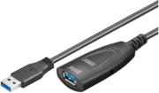 Kabllo USB MicroConnect (USB3.0AAF5A), USB-A në USB-A, 5 m, e zezë