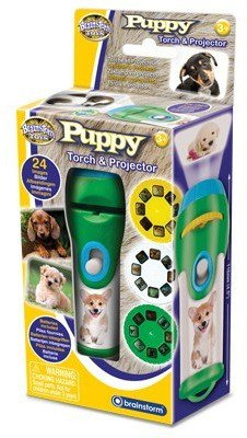 Projektor elektrik dore për kalamaj Puppy, 24 figura, me bateri, shumëngjyrësh