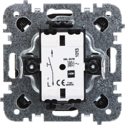 Импулсен прекинувач Elektro-Plast Santra 4113-19 EPN, 250V, 10A, црн