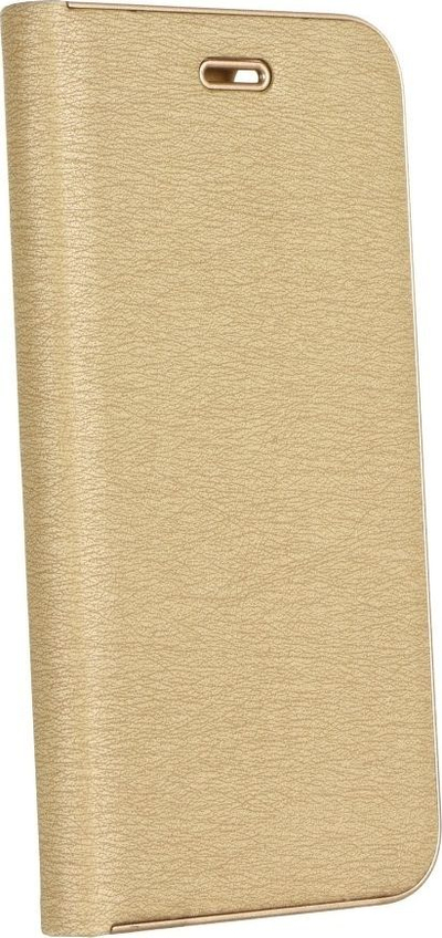 Mbrojtëse libri Luna Book për Samsung A51, me stand, ngjyrë gold