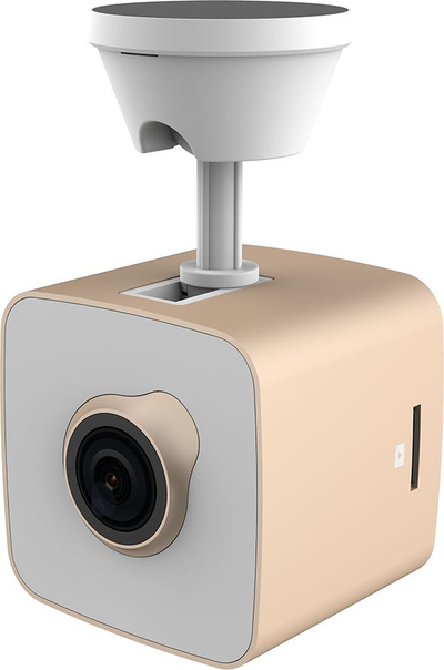 Камера за автомобил Prestigio Roadrunner Cube, Full HD 1080p, WiFi, златна